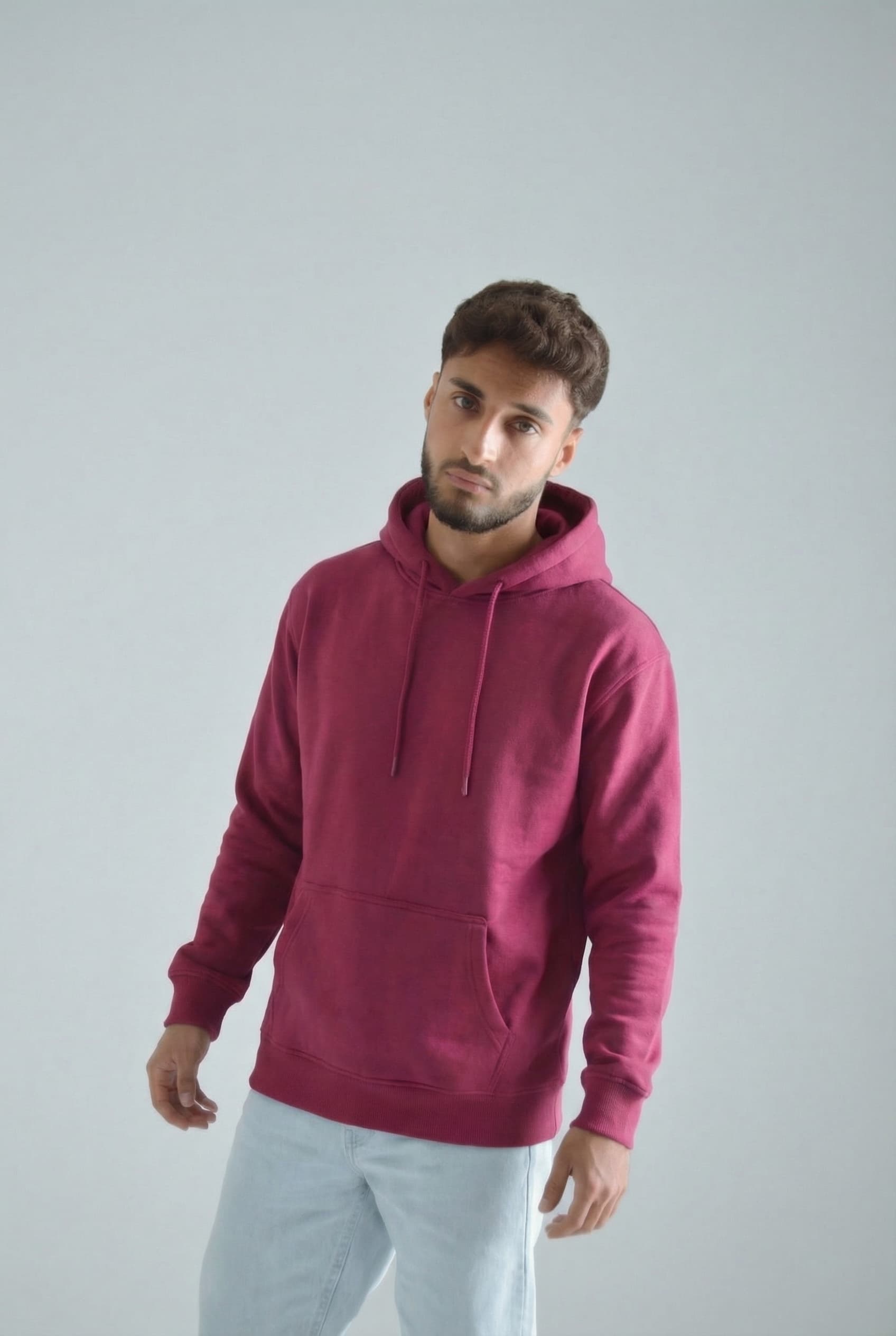 Taskin Hoodie — Burgundy